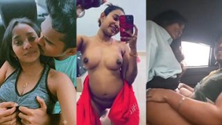 Tamil Teacher Fucking With Lover in Car